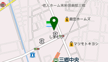 大東建託株式会社三郷支店お部屋探し専用番号の地図画像