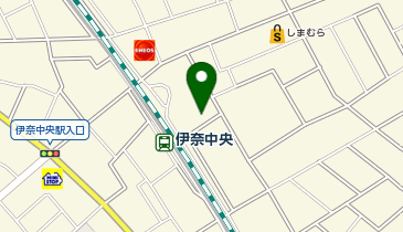 いな中央接骨院の地図画像