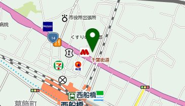 わせがく高等学校西船橋キャンパスの地図画像