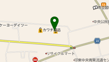 海鮮工房田中八街店の地図画像