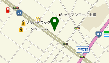 Hair&MakeTRUTH土浦店の地図画像