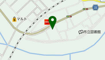 オータニ家具店の地図画像