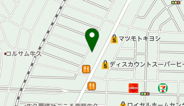 中央労働金庫牛久出張所の地図画像