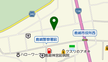 鹿行はり・灸・マッサージ療院の地図画像