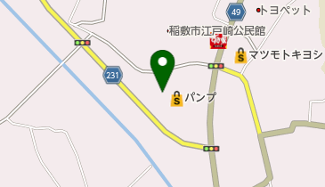 かね喜江戸崎店の地図画像