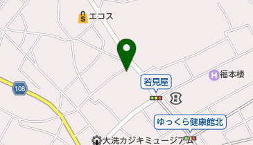 大洗町役場 地域コミュニティ防災センター・親子ふれあいセンターきらきらの地図画像