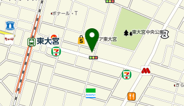 らくらく整体院東大宮店の地図画像