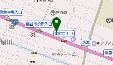 日建学院熊谷校の地図画像