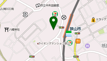 狭山市役所 入間川地区センターの地図画像