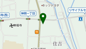 草加八潮消防局の地図画像