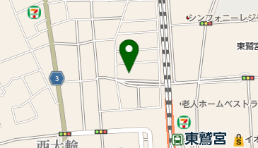 日本習字東わし宮教室の地図画像