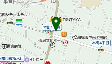 アイドル船橋店の地図画像