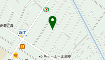 浦安産業株式会社の地図画像