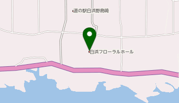 白浜フローラルホールの地図画像