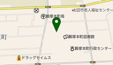 太田市 藪塚本町中央公民館の地図画像