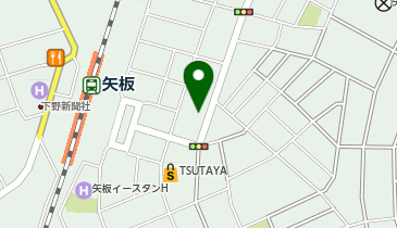 健康麻雀ゆっくりの地図画像