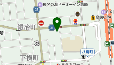 イプラスジム高崎の地図画像