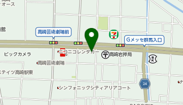 メルシエール整体院の地図画像