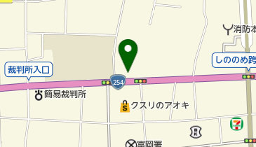 よろずや文具店の地図画像