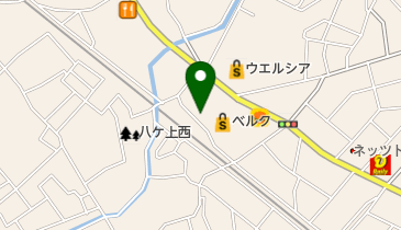 ポニークリーニングベルク富士見関沢店の地図画像
