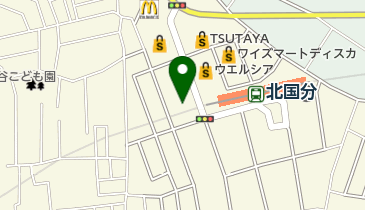 Hair&MakeTRUTH北国分店の地図画像