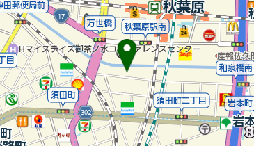 ビジネス印刷の地図画像