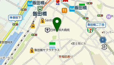 ヌーベルエコール外国語学校飯田橋校の地図画像