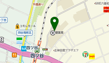 雙葉高等学校の地図画像