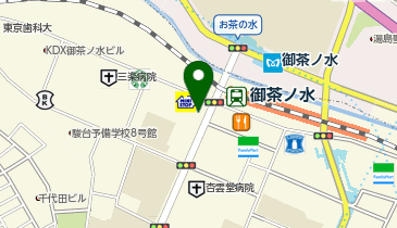 ギタープラネットアコースティック館の地図画像