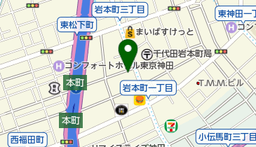 中野紙商事株式会社の地図画像