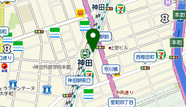 神田チケットの地図画像