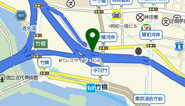 如水会館の地図画像