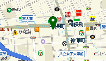 文華堂書店の地図画像