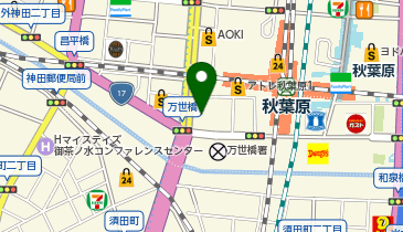 ラムタラメディアワールドアキバの地図画像