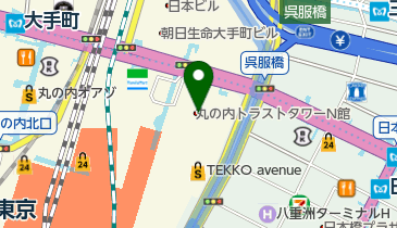 株式会社朝日リビング 東京本社の地図画像