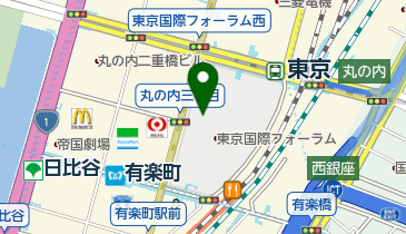 東京熱供給株式会社有楽町管理事務所の地図画像