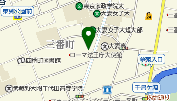 麹町三番町マンション管理室の地図画像