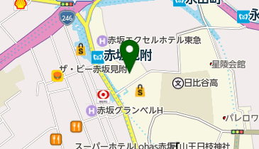 山王グランドビル理容室の地図画像