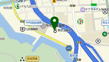 法務省 東京法務局の地図画像