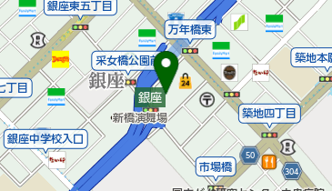 アフロスポーツの地図画像