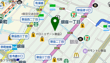 銀冨ビル管理室の地図画像