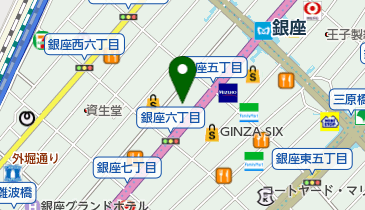 銀座菊水の地図画像
