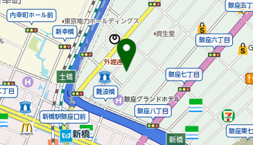 ダビドフ・オブ・ジュネーブ銀座の地図画像