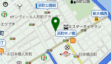 日本基督教団日本橋教会の地図画像