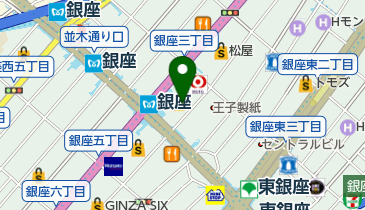 銀座いさみや銀座店の地図画像