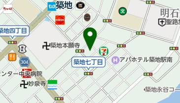 築地書館株式会社の地図画像
