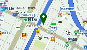 雄峰堂書店兜町店の地図画像