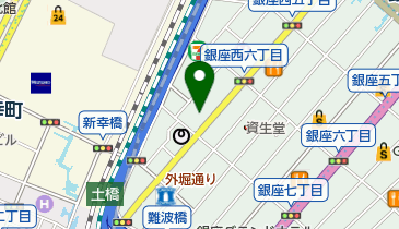 銀座花壇の地図画像