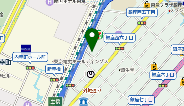 GINZAニューフラワーの地図画像