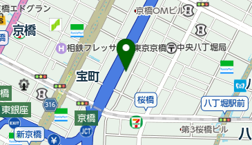 株式会社クロノスの地図画像